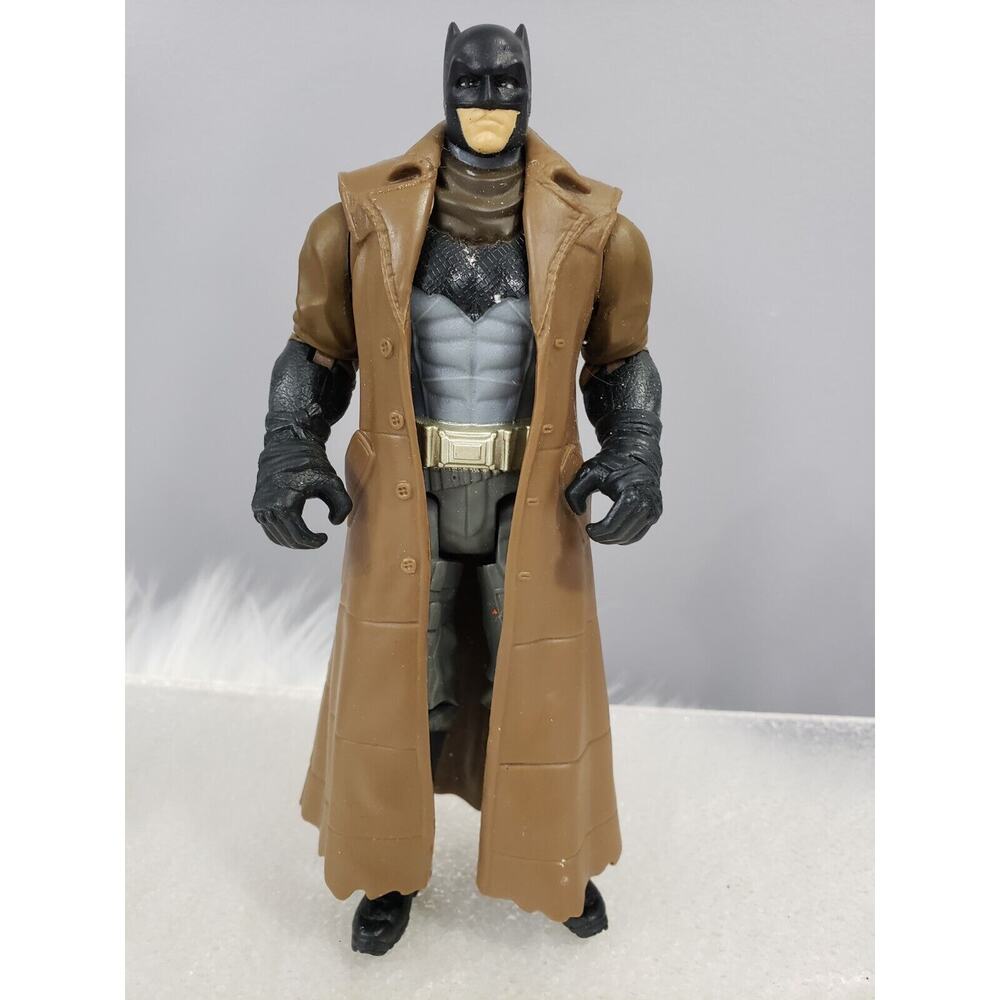 Batman Dawn of Justice 6" Action Figure Trench Coat Dark‎ Mattel